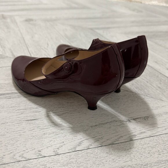 Repetto | Burgundy Mini Heel Mary Janes - Size EU 38 - Picture 16 of 16